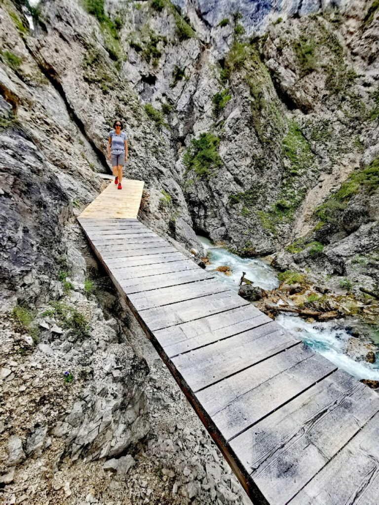 In Scharnitz bei Seefeld wandern: Die Gleirschklamm