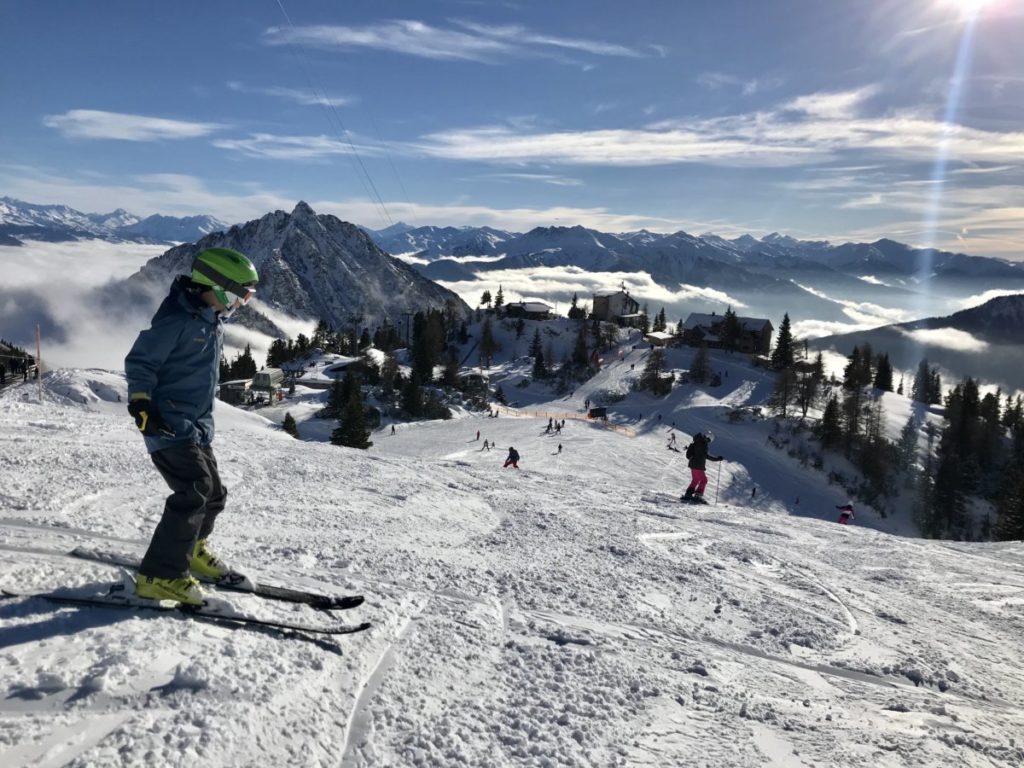 Das Skigebiet Rofan in Eben am Achensee