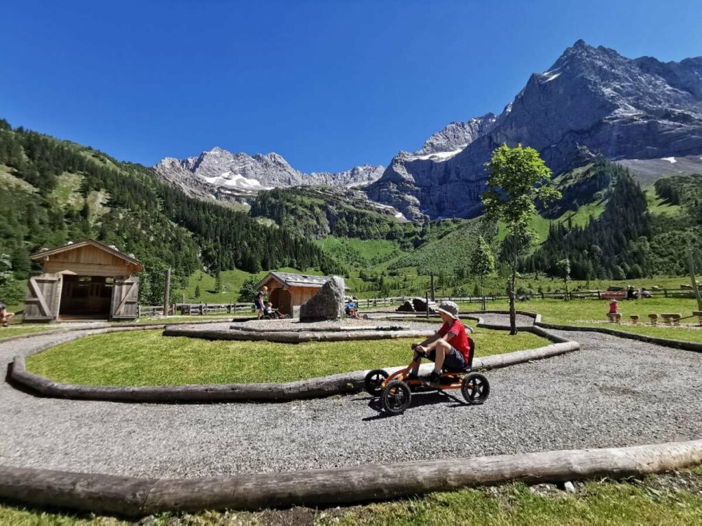 Karwendel mit Kindern de luxe: Der Spielschatz Eng bei der Engalm