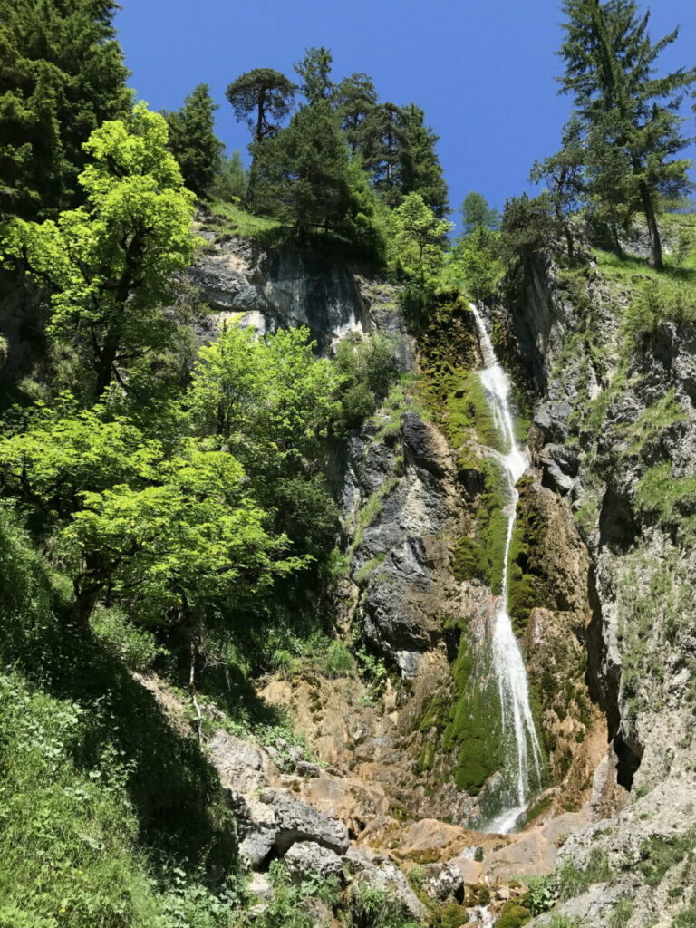 Das ist der Stod Wasserfall in Achenkirch