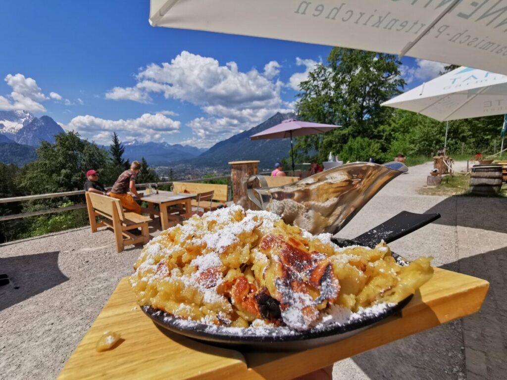 Und natürlich auch der klassische Tannenhütte Kaiserschmarrn