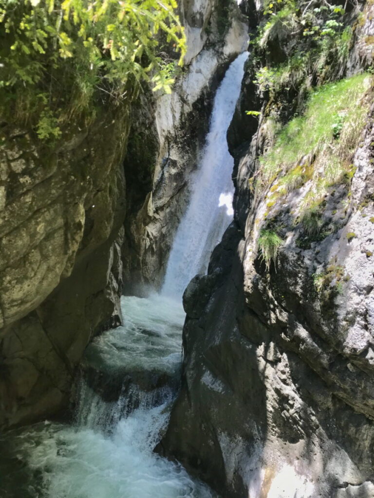  Tatzlwurm Wasserfälle - beeindruckend die beiden Kaskaden mit dem glasklaren Wasser 