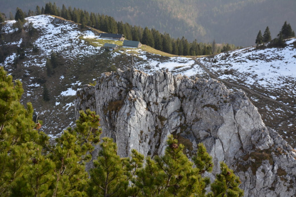 Blick auf die Sonnberg Alm 