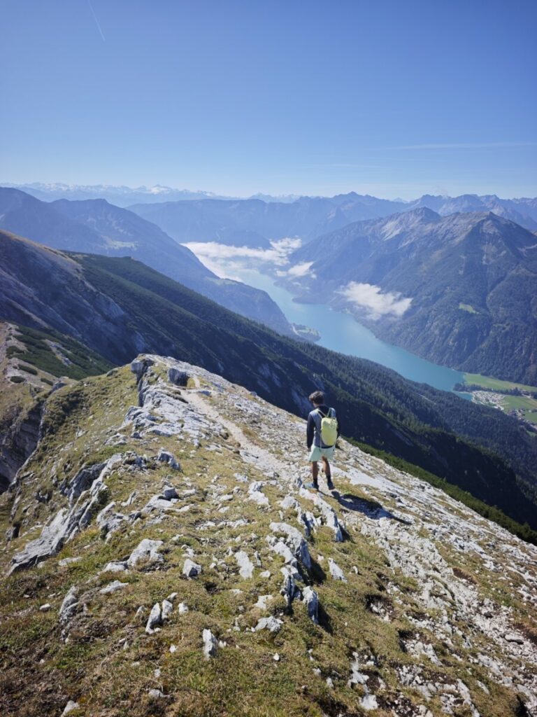Ausblick auf der Unnutz Wanderung auf den Achensee