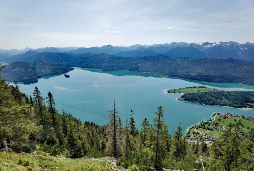 Mit dem Fahrrad von der Post in Wallgau zum Walchensee - einer der schönsten Ausflüge!