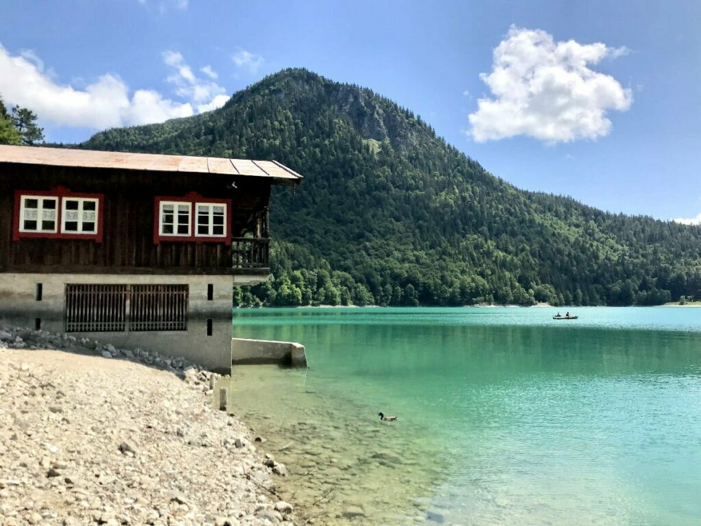 Der Walchensee am Eingangs ins Karwendel