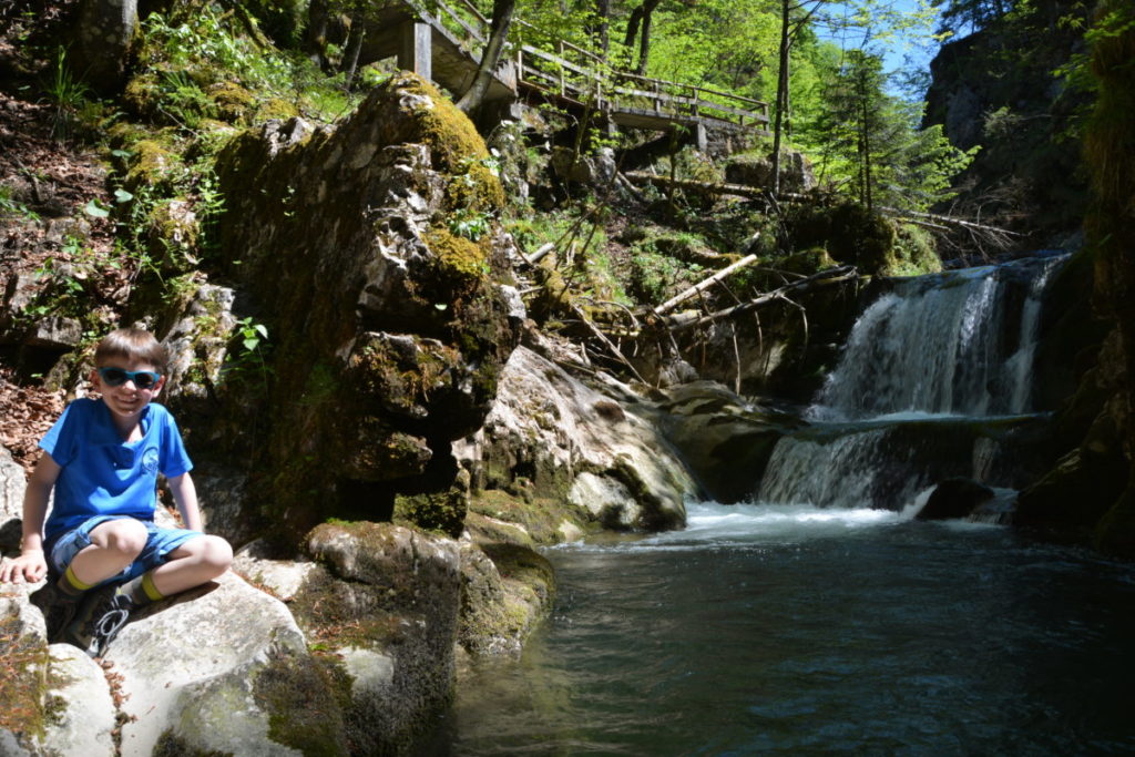 Wasserfall Tegernsee mit Kindern