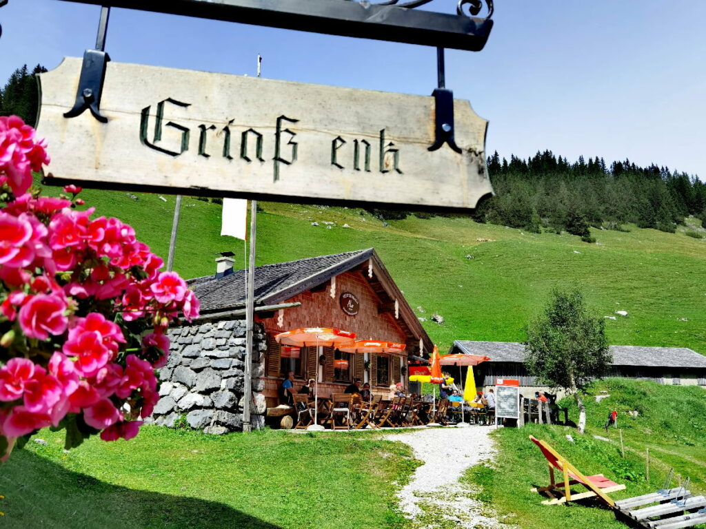 Die Weissenbachalm am Achensee im Karwendel 