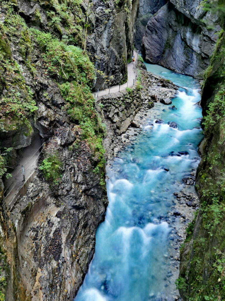 Die Partnachklamm im Wettersteingebirge