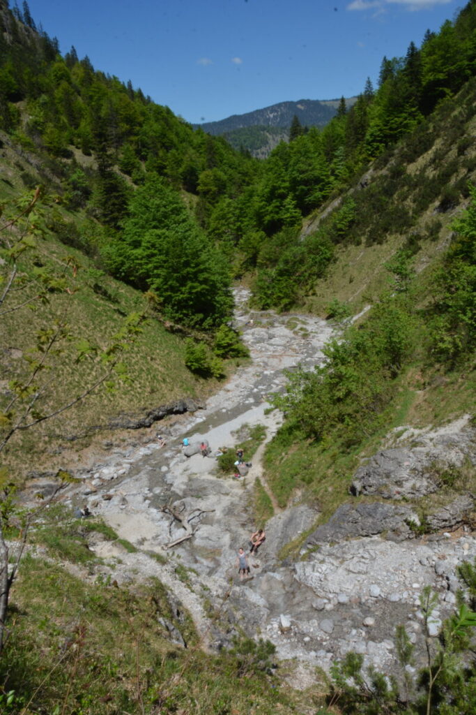 Entlang der Wolfsschlucht Kreuth wandern - wilde Schlucht am Tegernsee