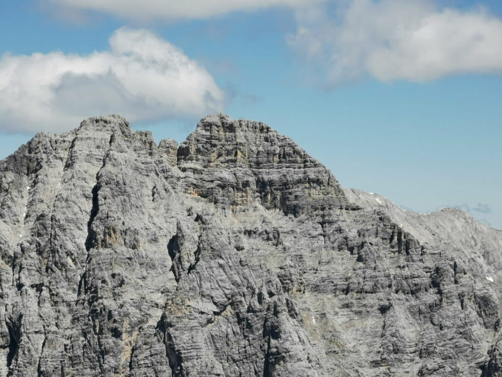 Blick auf den Öfelekopf, ein Kletterberg